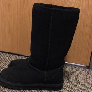 Bear paw black high boots